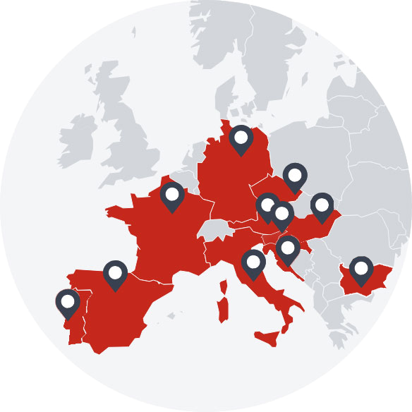 EU countries that joined our project.